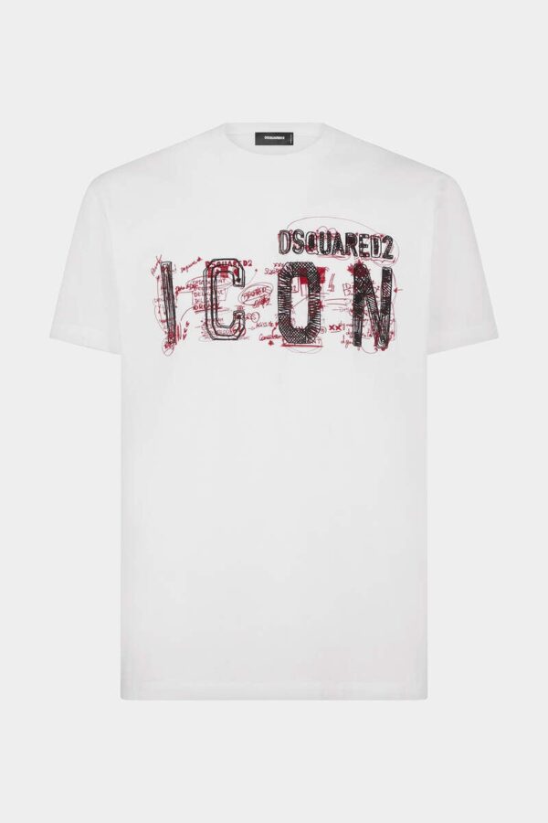 Dsquared Icon Scribble T-Shirt - Image 3