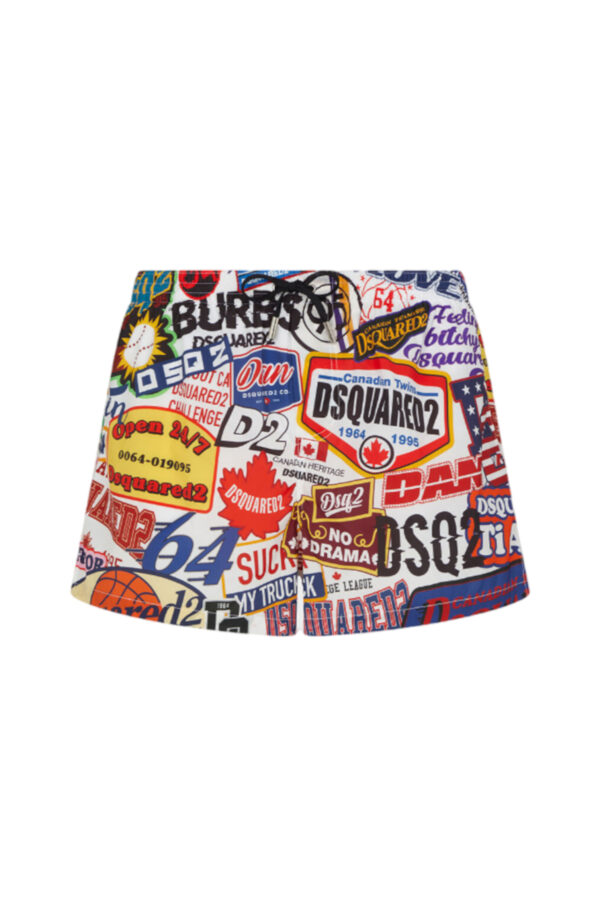 Dsquared Midi Boxer Swimsuit