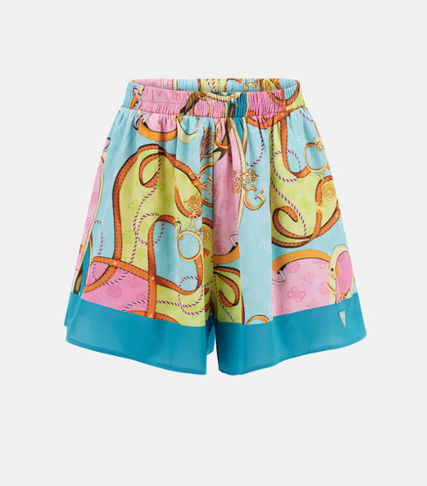 Guess Elastic Satin Shorts