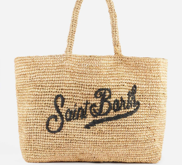 Saint Barth Raffia Beach Bag